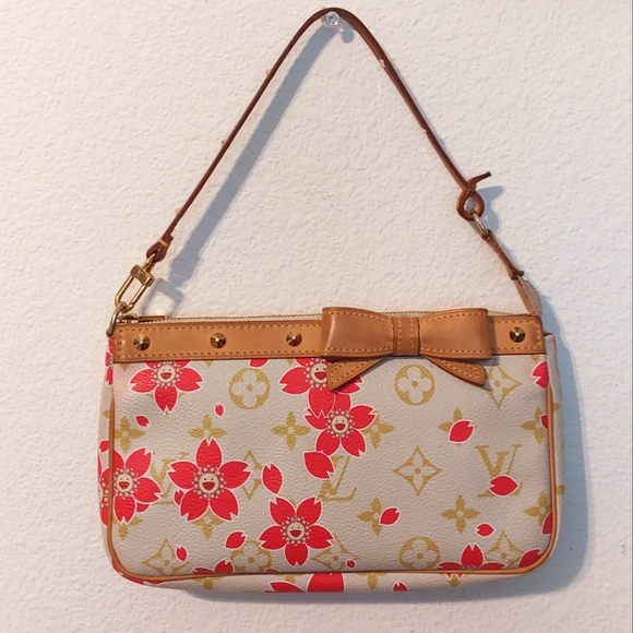 Louis Vuitton Cherry Blossom Pochette ❤️ - Picture 1 of 10